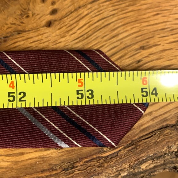 70’s DIOR VINTAGE JORDAN MARSH STRIPED NECKTIE - Picture 10 of 12